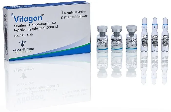 Alpha Vitagon x 3 Amp/5000iu Hcg