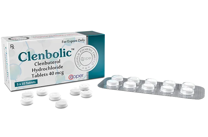 Cooper Clenbolic x 50 Comp. x 40 mg.