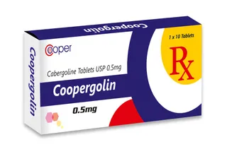 Cooper Coopergolin x 0,5 mg x 10 Comp. Cabergolina