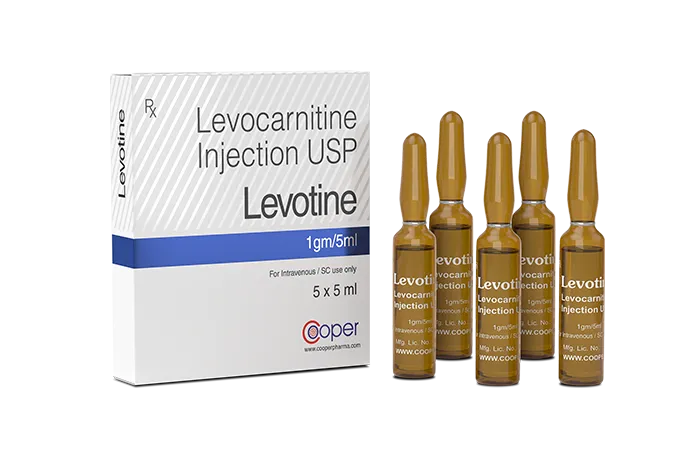 Cooper Levotine 1 mg. 5 Amp. x 5 ml.