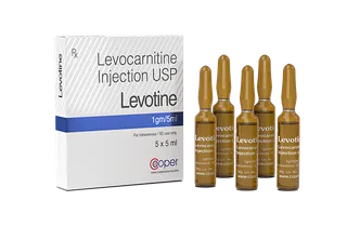 Cooper Levotine 1 mg. 5 Amp. x 5 ml.