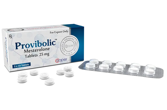 Cooper Provibolic (Mesterolona) 25 mg.