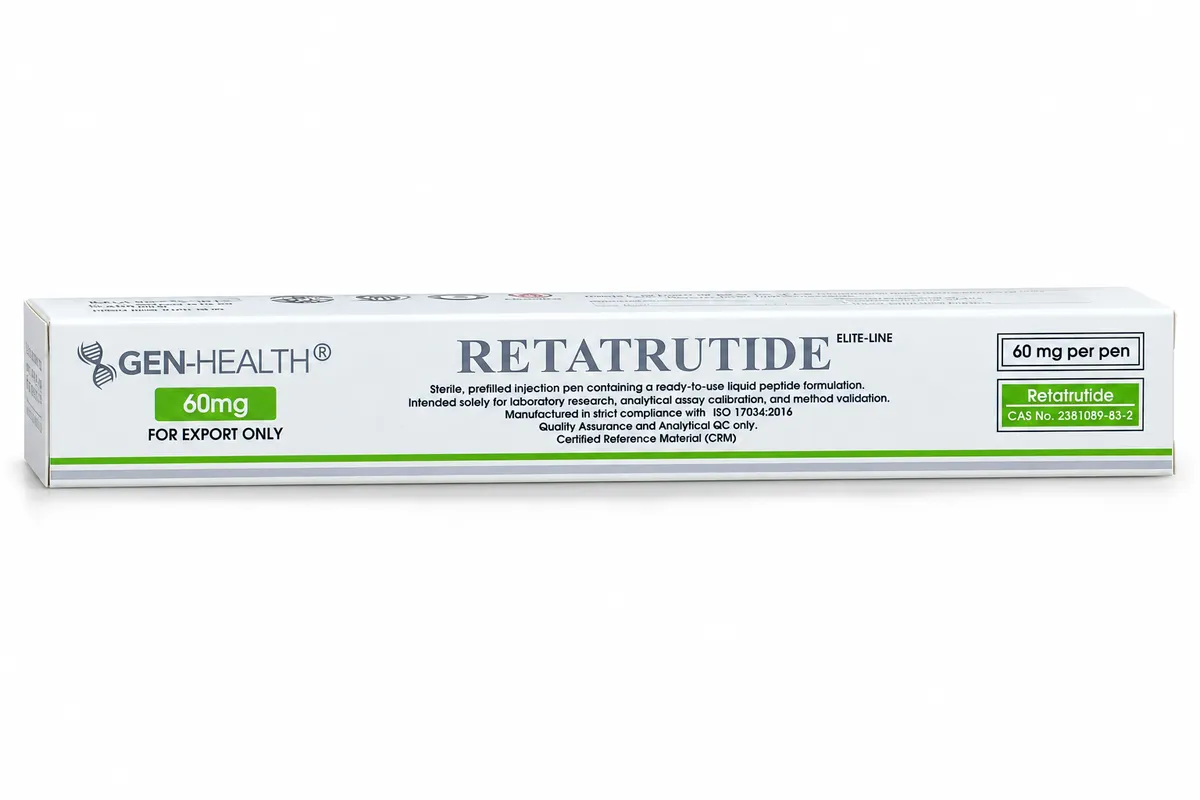 Gen-Health Retatrutide Caneta x 60 mg.
