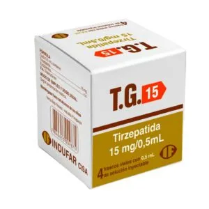 Indufar T.g. Tirzepatida x 15 mg. x 4 Amp.