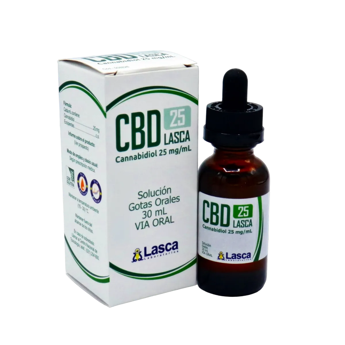 Lasca Cannabidiol x 25 mg. x 30 ml.