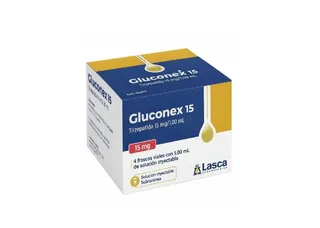Lasca Gluconex Tirzepatida x 15 mg. x 4 Amp.