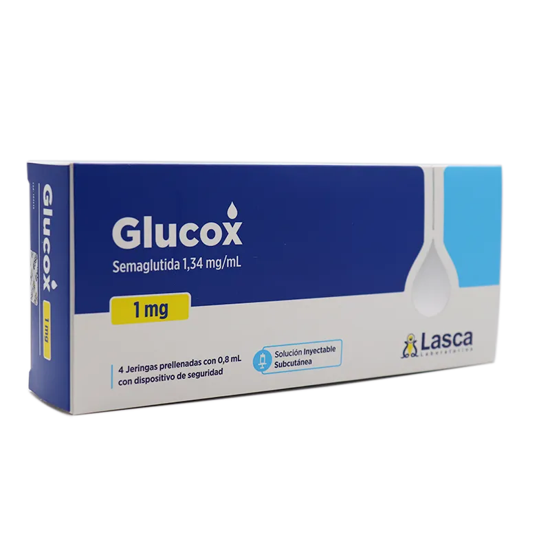 Lasca Glucox 1 mg x 4 Jeringas Semaglutida