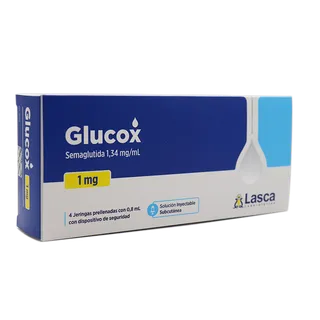 Lasca Glucox 1 mg x 4 Jeringas Semaglutida