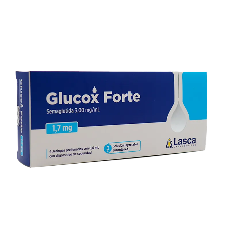 Lasca Glucox 1.70 mg x 4 Jeringas Semaglutida