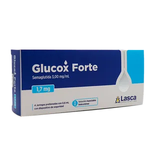 Lasca Glucox 1.70 mg x 4 Jeringas Semaglutida