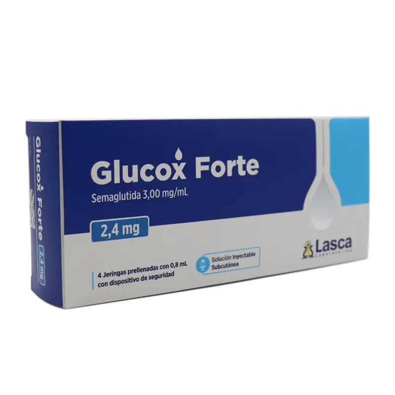 Lasca Glucox 2.4 mg x 4 Jeringas Semaglutida