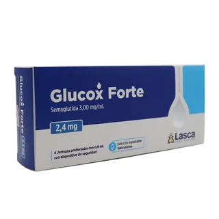 Lasca Glucox 2.4 mg x 4 Jeringas Semaglutida
