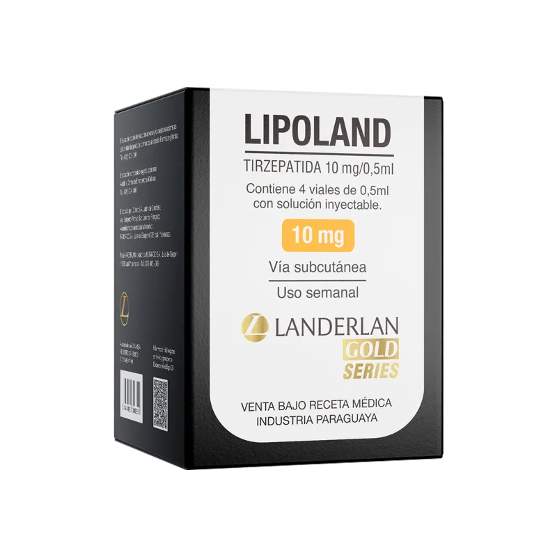 Lipoland Tirzepatida x 10 mg. x 4 Jeringas Pre Cargada