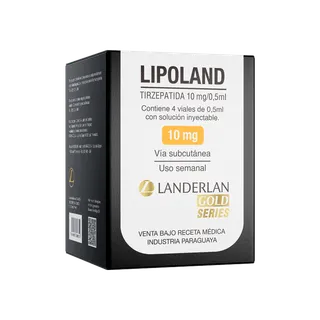 Lipoland Tirzepatida x 10 mg. x 4 Jeringas Pre Cargada