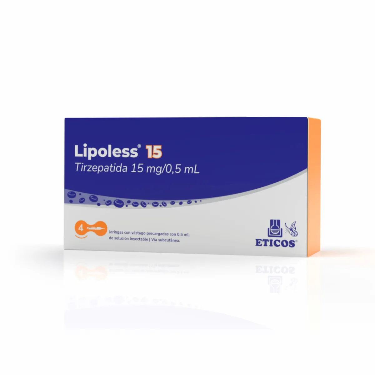 Lipoless 15 mg. x 4 Jeringas Pre Cargada