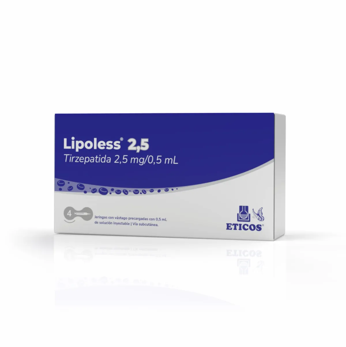 Lipoless 2.5 mg. x 4 Jeringas Pre Cargada