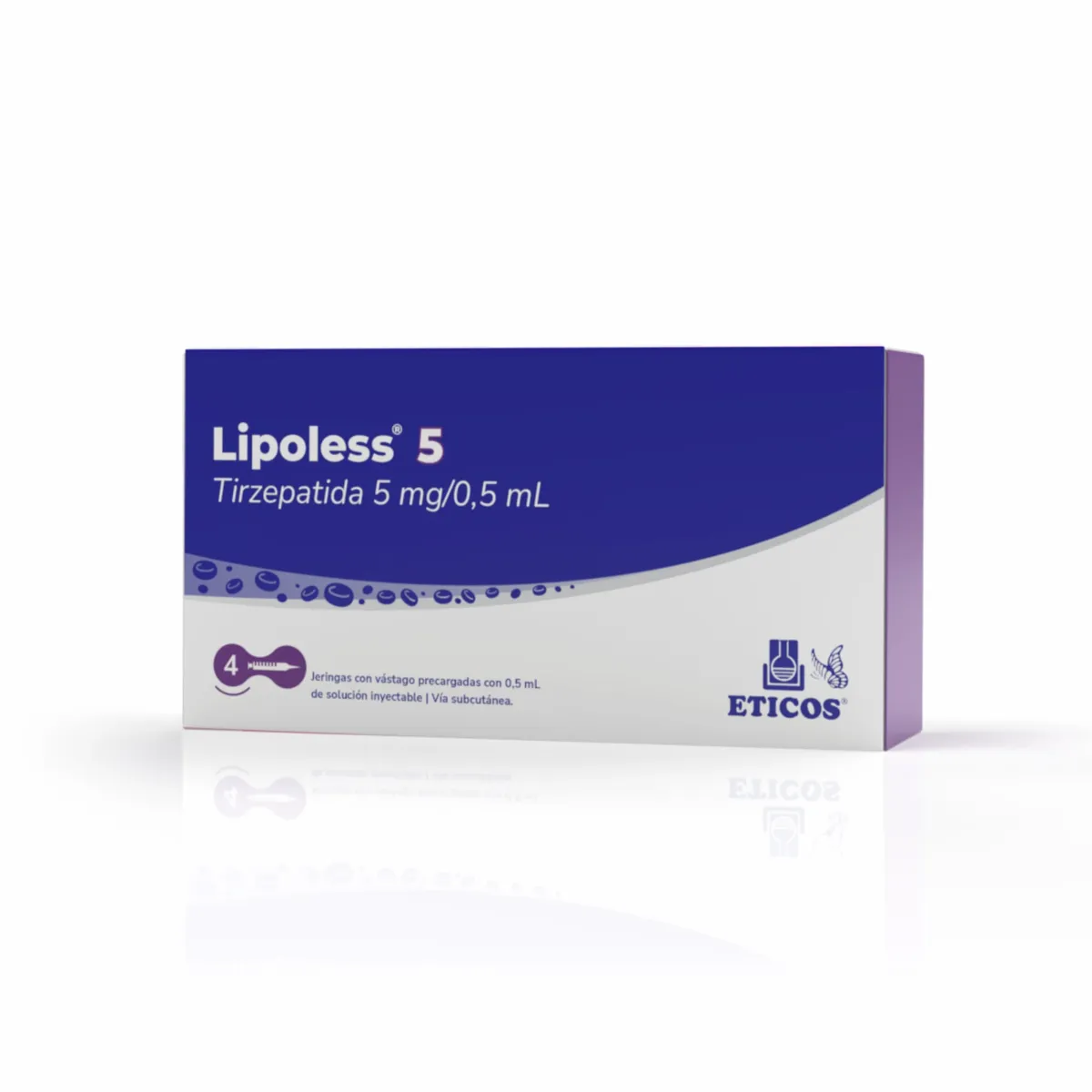 Lipoless 5 mg X4 Jeringas Pre Cargada.