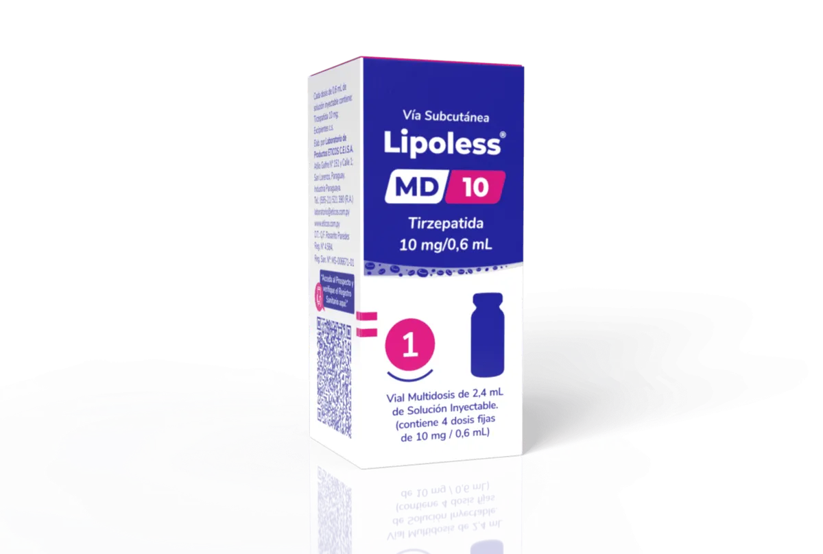 Lipoless Multi Dosis x 10 mg. x 1 Vial. Sin Jeringas