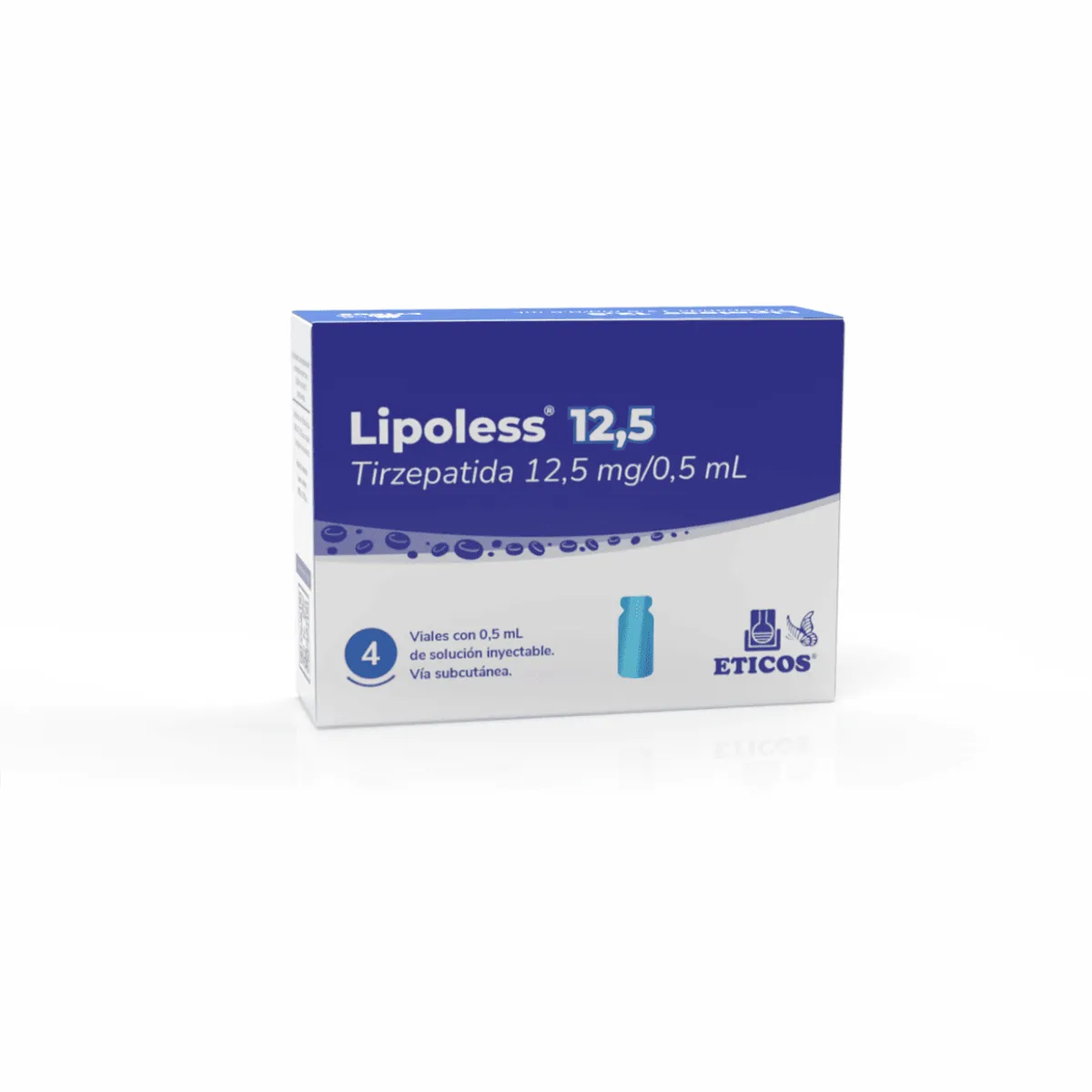 Lipoless x 12.5 mg. x 4 Ampollas. Sin Jeringa