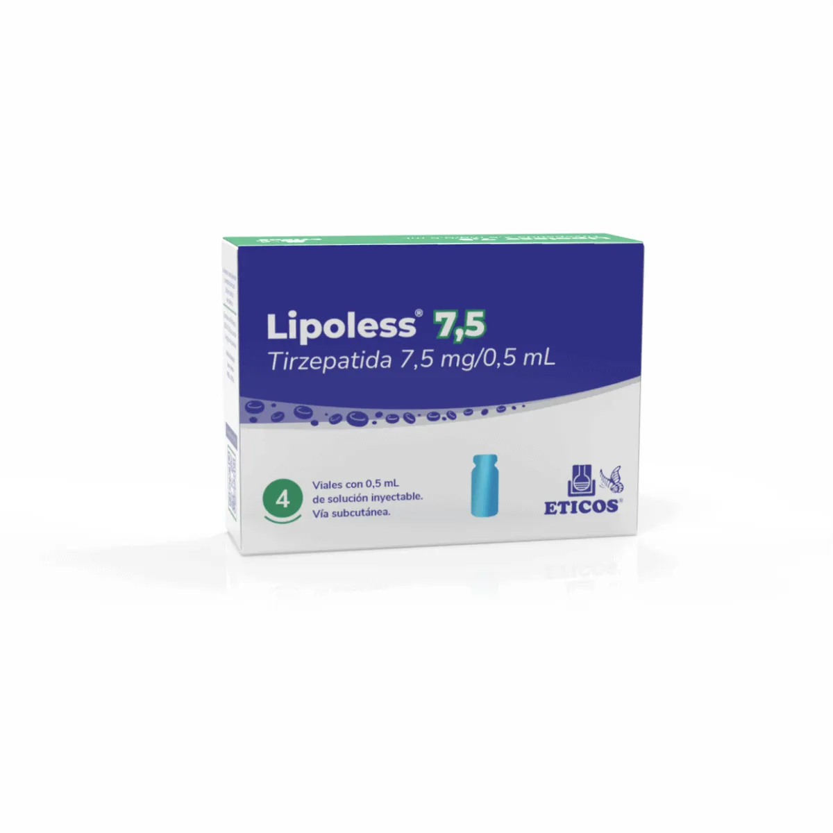 Lipoless x 7.5 mg. x 4 Ampollas. Sin Jeringas