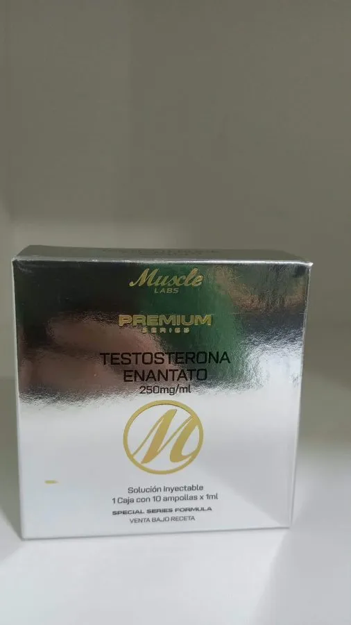 Muscle Premium 1 ml. Testosterona Enantato x 10 Amp.