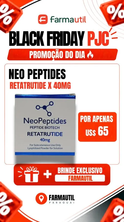 Neo Peptides Retatrutide x 40 mg. Polvo + Agua.