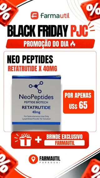 Neo Peptides Retatrutide x 40 mg. Polvo + Agua.