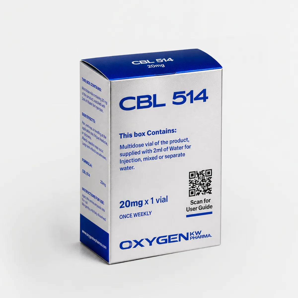 Oxygen Cbl x 20 mg.