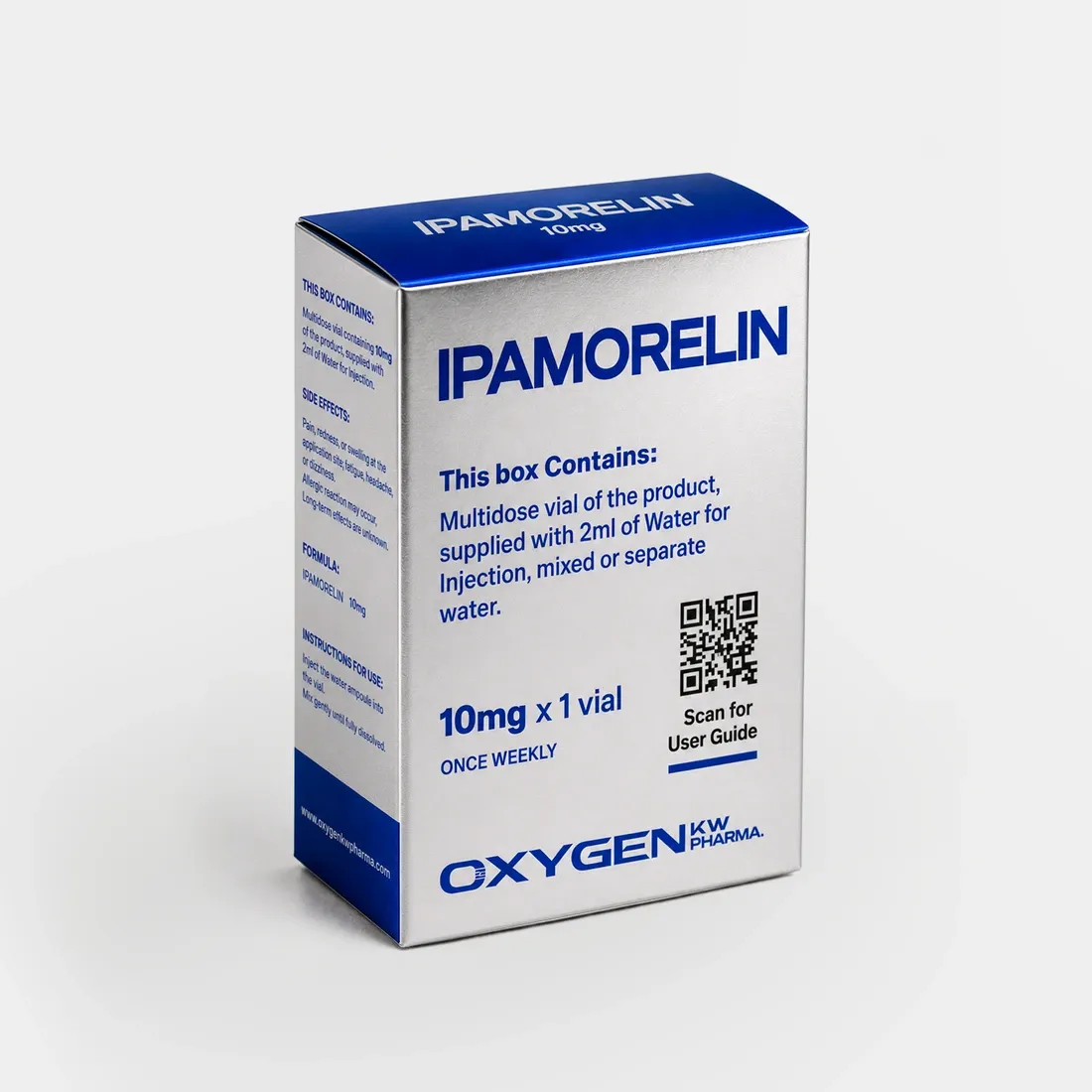 Oxygen Ipamorelin 10 mg. x 1 Vial