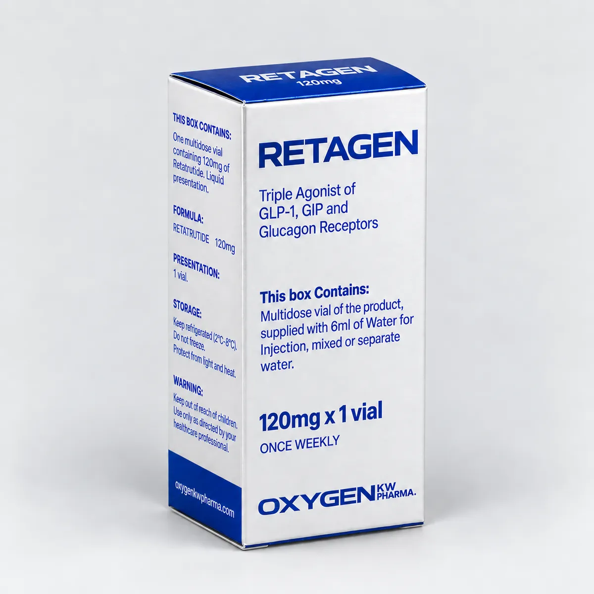 Oxygen Retatrutide 120 mg. Liquido