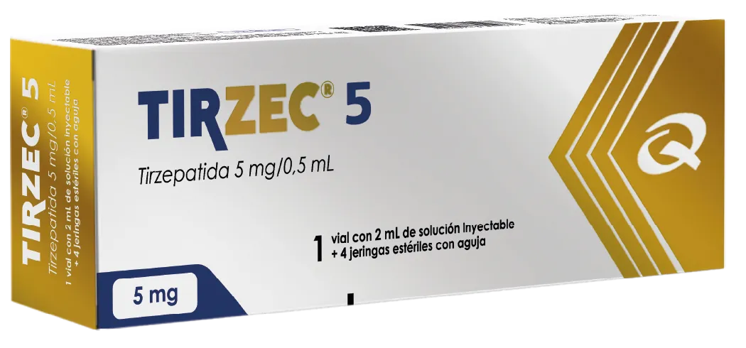Quimfa Tirzec x 5 mg.