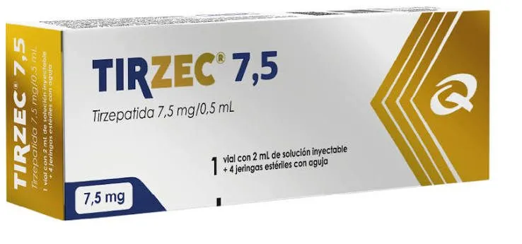 Quimfa Tirzec x 7.5 mg.