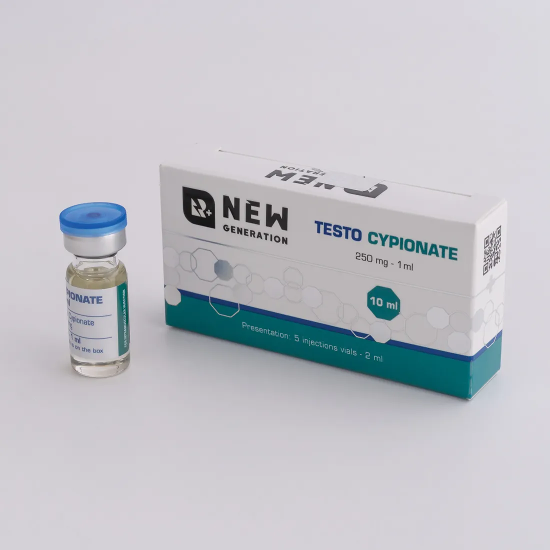 R+ Testo Cypionate x 250 mg. x 10 ml.