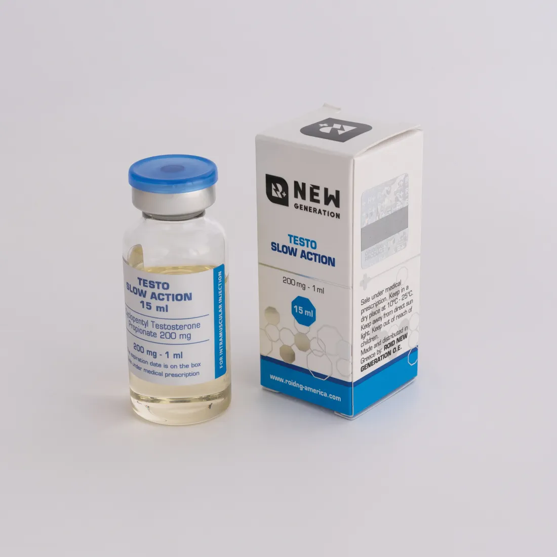 R+ Testo Slow Action x 15 ml. x 200 mg.