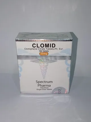 Spectrum Clomid x 25 mg. x 100 Comp