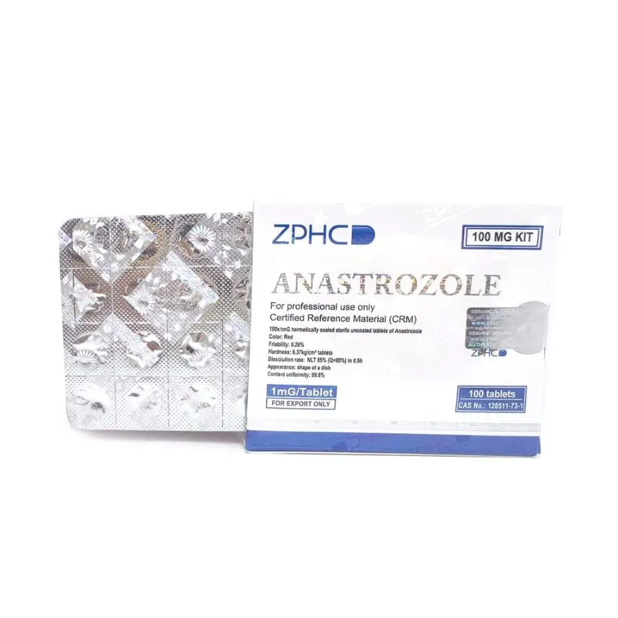 Zphc Anastrozol 1mg. x 100 Caps