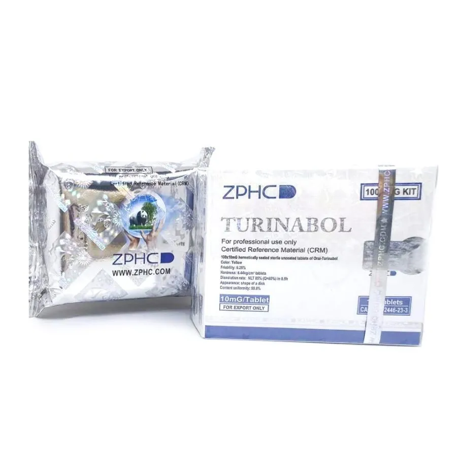 Zphc Turinabol x 10 mg. x 100 Caps.