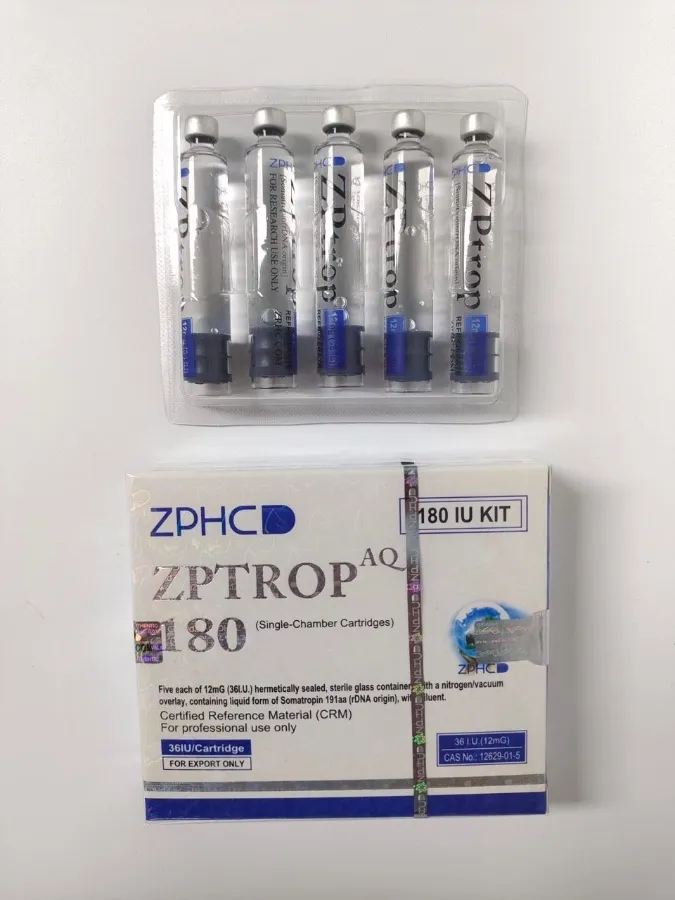Zphc Ztrop 180 UI Recarga De Caneta 5 x 36 UI